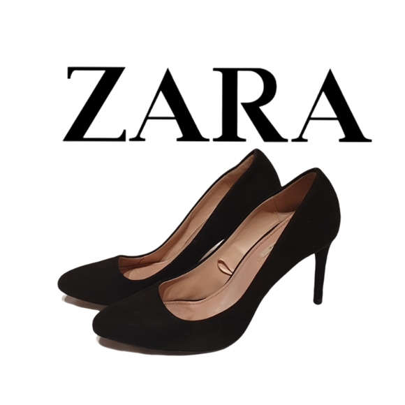Zara Shoes - 🤑 Zara Basic Size 39 Black Women Shoes 3.5"